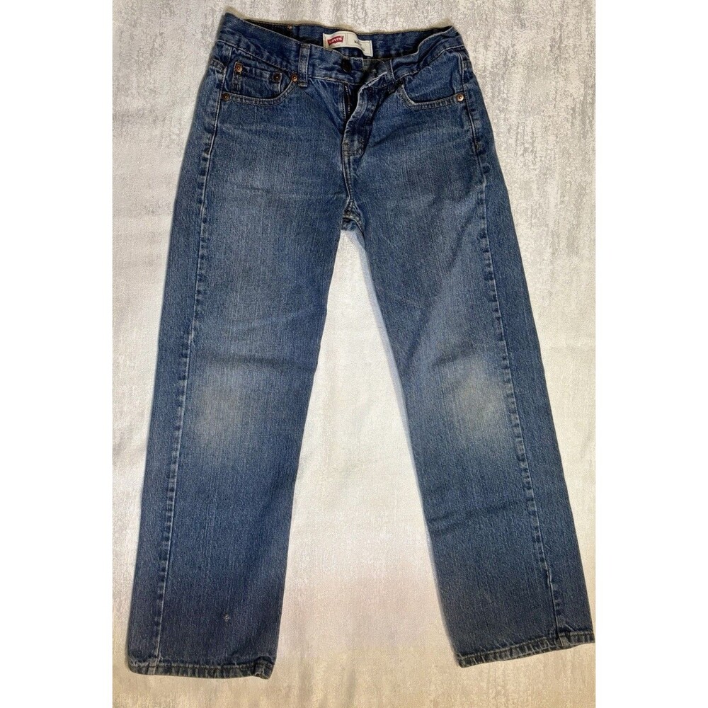 Levi 550 Relaxed Fit Youth Size 14 W27 L27 Denim Jeans Vintage Style
